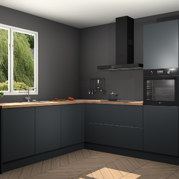 Onyxgrijze keuken Willemstad 118266