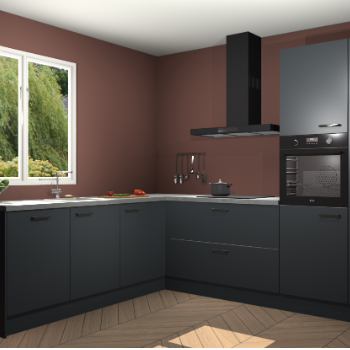 Onyxgrijze keuken Willemstad 118398