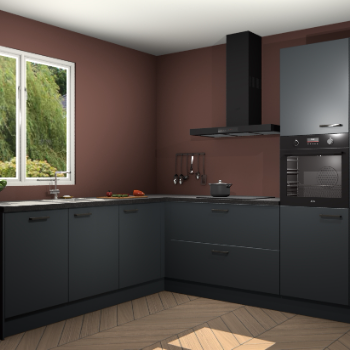 Onyxgrijze keuken Willemstad 118399