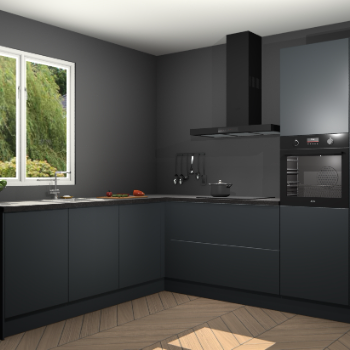 Onyxgrijze keuken Willemstad 118409