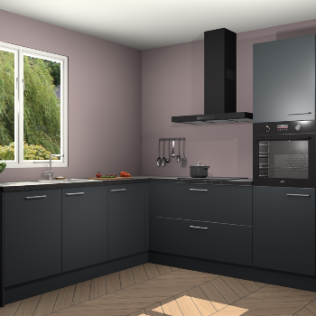 Onyxgrijze keuken Willemstad 118382