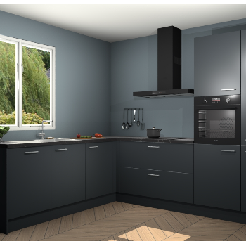 Onyxgrijze keuken Willemstad 118387