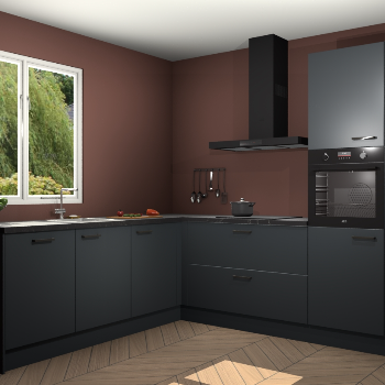 Onyxgrijze keuken Willemstad 118402