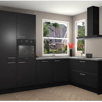 Zwarte keuken Kotor 118708