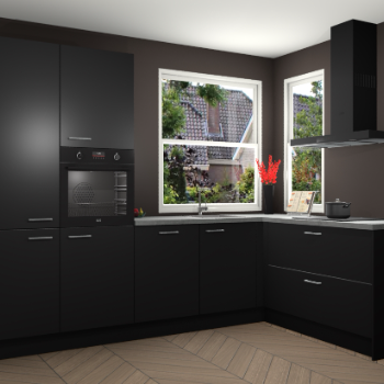 Zwarte keuken Kotor 118709