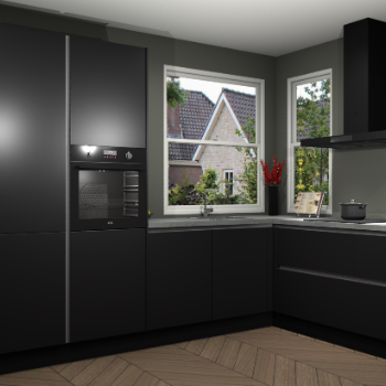 Zwarte greeploze keuken Kotor 118710