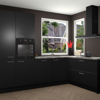 Zwarte keuken Kotor 118723