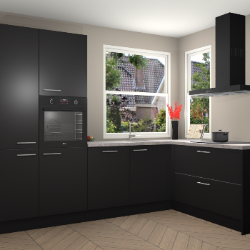 Zwarte keuken Kotor 118730