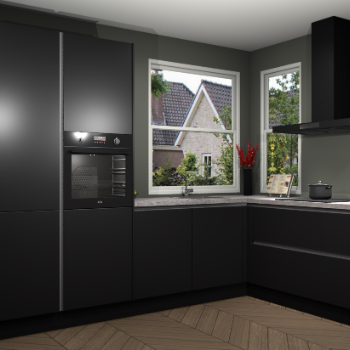 Zwarte greeploze keuken Kotor 118739