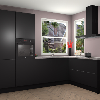 Zwarte keuken Kotor 118743