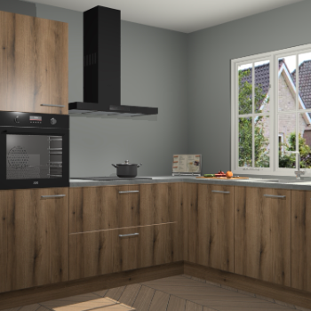 Goud Eiken keuken Kazan 118729