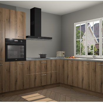Goud Eiken keuken Kazan 118733
