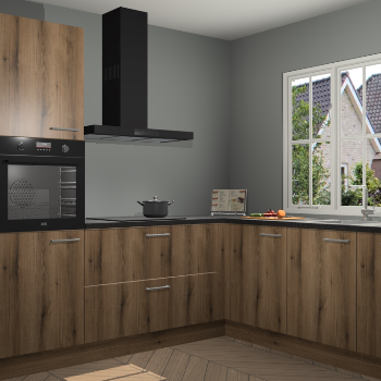 Goud Eiken keuken Kazan 118753