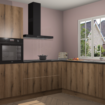 Goud Eiken keuken Kazan 118759