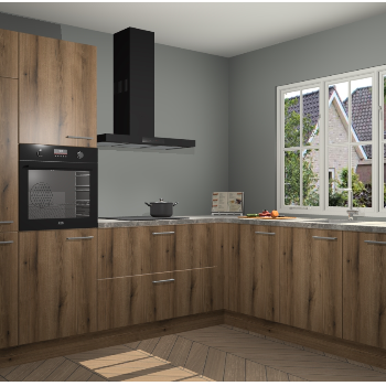 Goud Eiken keuken Kazan 118762
