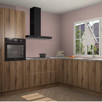 Goud Eiken keuken Kazan 118768