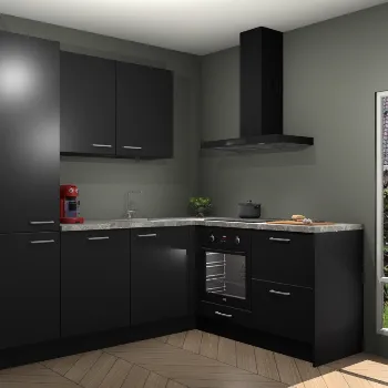 Zwarte keuken Rabat 92951