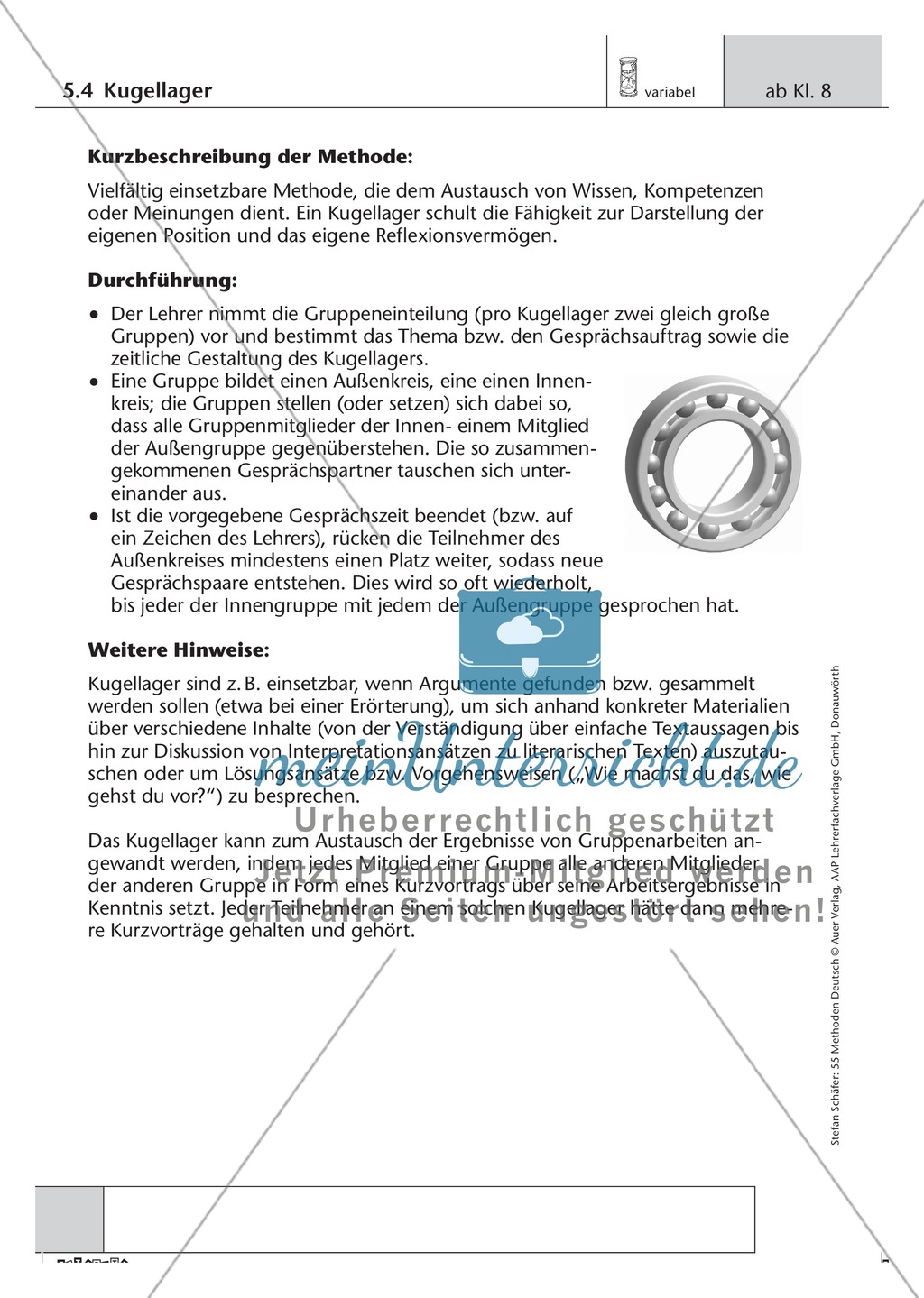 Methodik: Kugellager zum gegenseitigen Austausch Preview 1