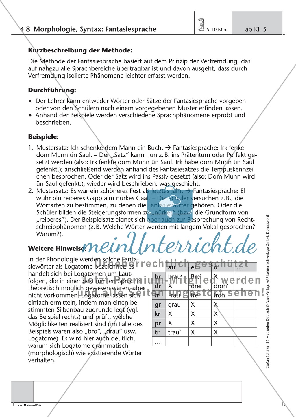 Methodik: Fantasiesprache Preview 1