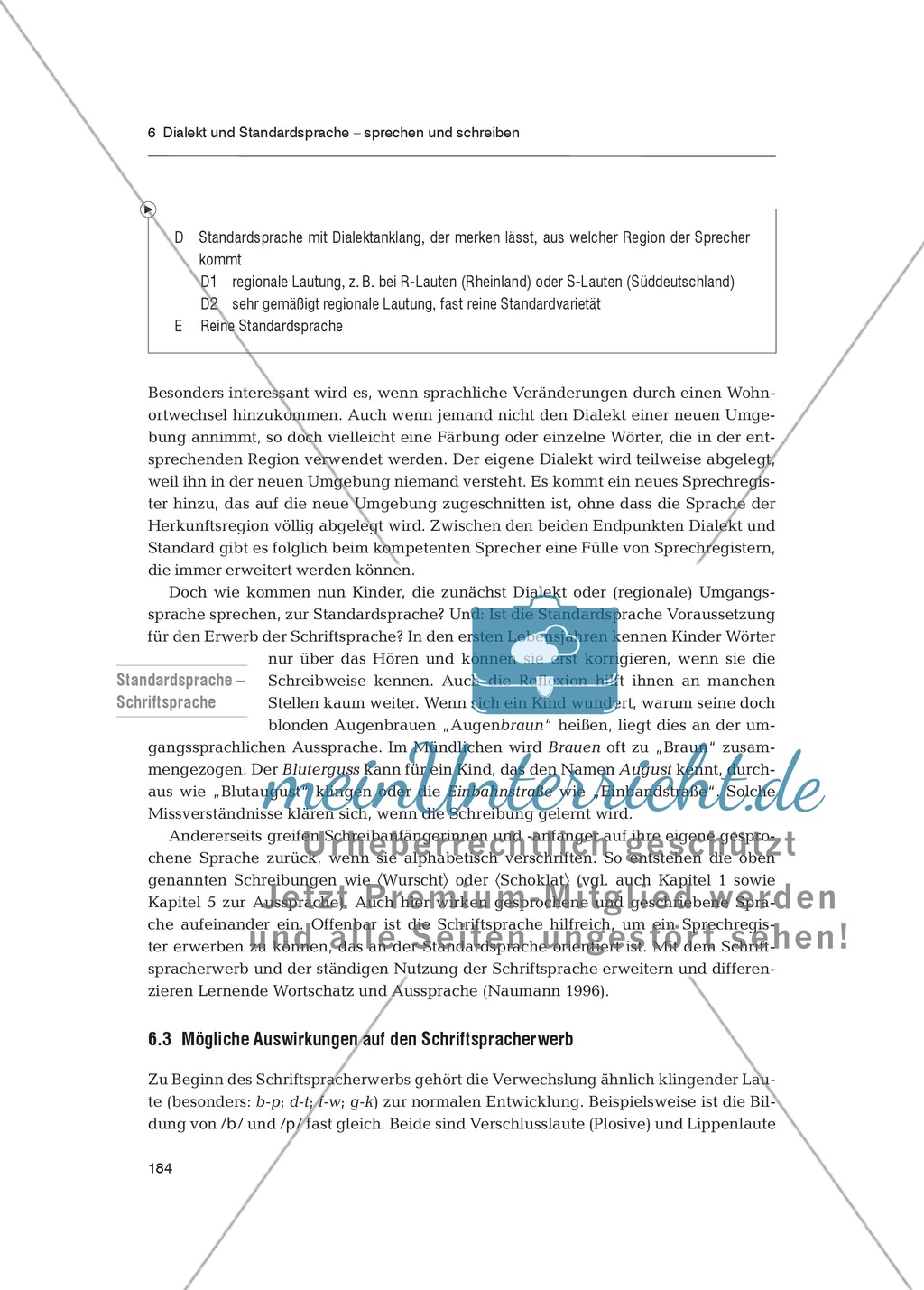 Sprachförderung in der Primarstufe - Dialekt und Standardsprache: Fachdidaktischer Beitrag Preview 5