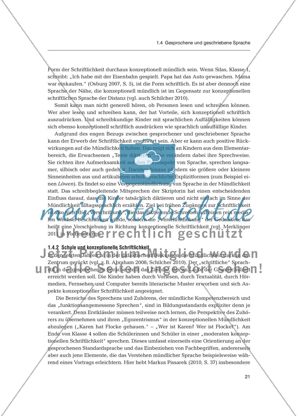 Sprachförderung in der Primarstufe - Spracherwerb: Fachdidaktischer Beitrag Preview 10