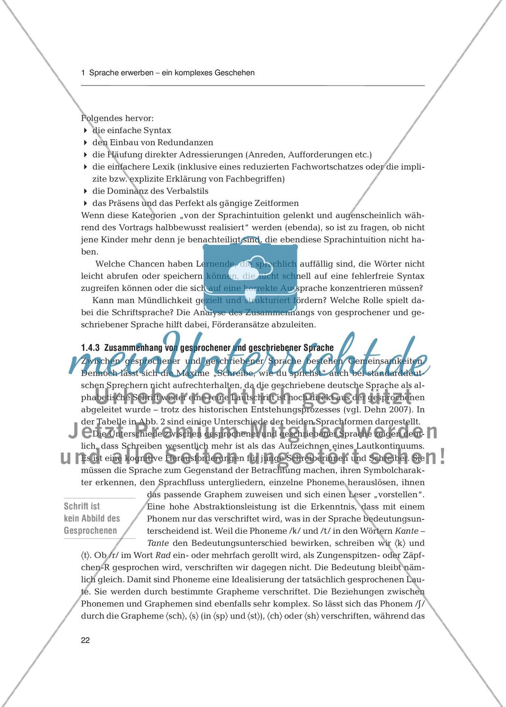 Sprachförderung in der Primarstufe - Spracherwerb: Fachdidaktischer Beitrag Preview 11