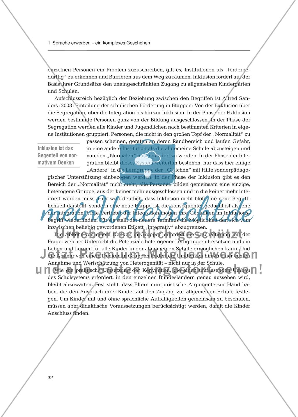Sprachförderung in der Primarstufe - Spracherwerb: Fachdidaktischer Beitrag Preview 21