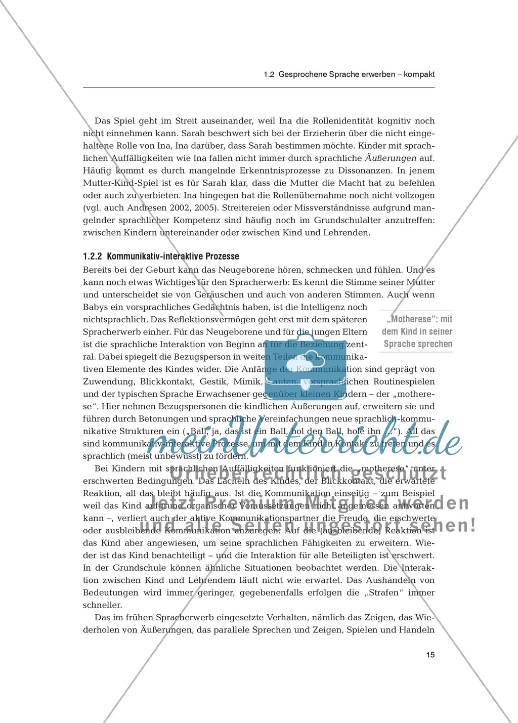 Sprachförderung in der Primarstufe - Spracherwerb: Fachdidaktischer Beitrag Preview 4