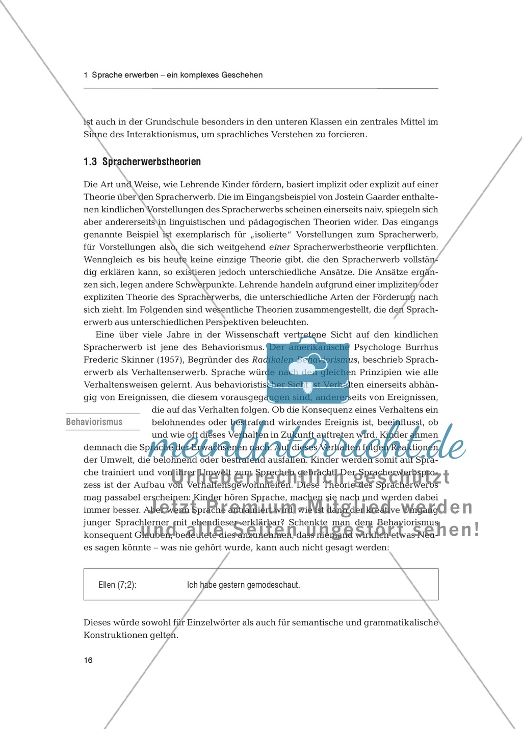Sprachförderung in der Primarstufe - Spracherwerb: Fachdidaktischer Beitrag Preview 5