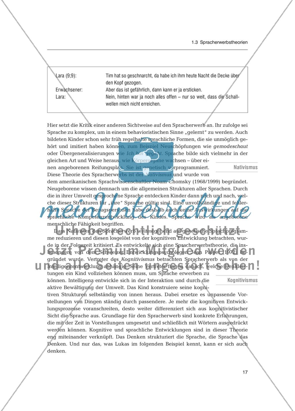 Sprachförderung in der Primarstufe - Spracherwerb: Fachdidaktischer Beitrag Preview 6
