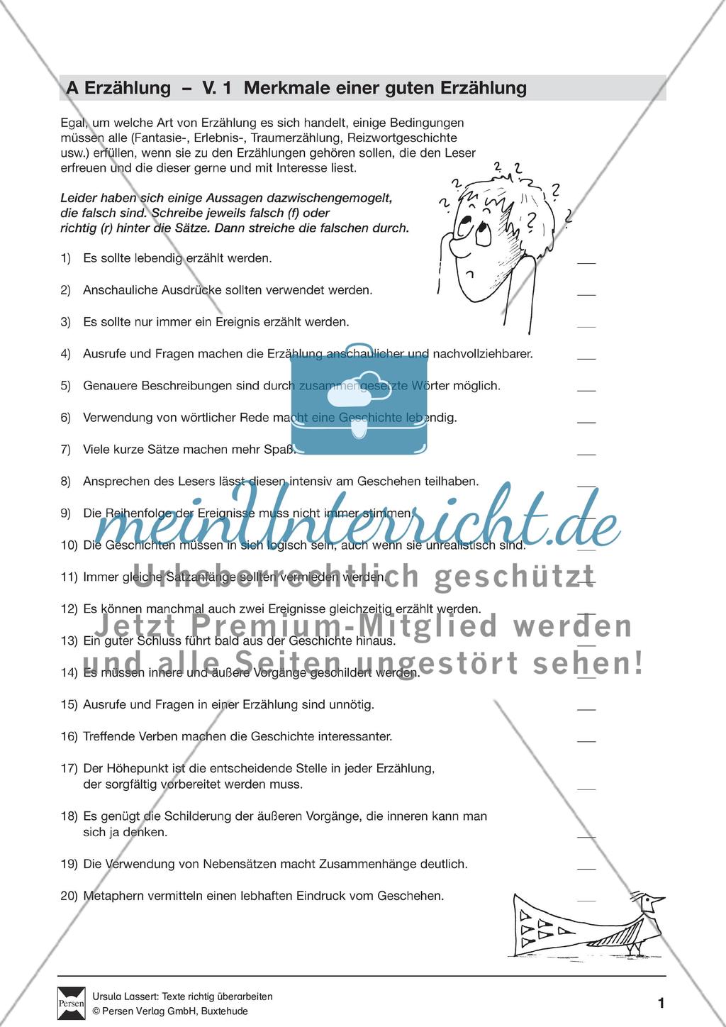 Methodik - Texte Überarbeiten: Übersicht Preview 1