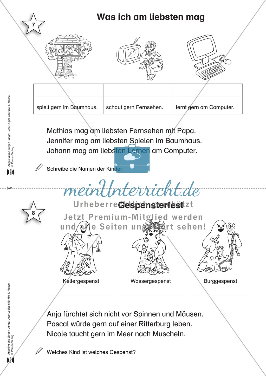 Familienleben: Übungen und Lösungen Preview 1