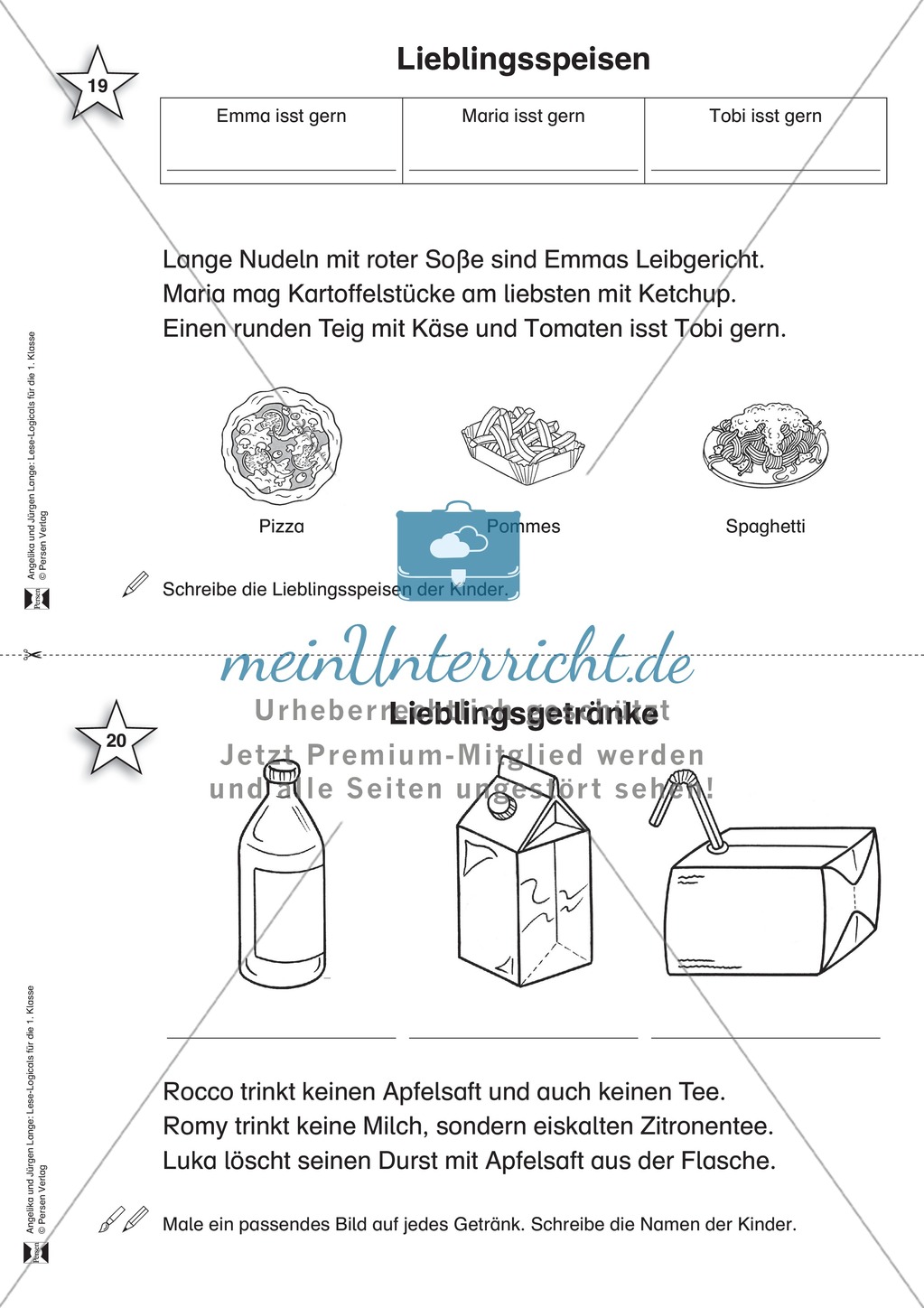 Familienleben: Übungen und Lösungen Preview 7