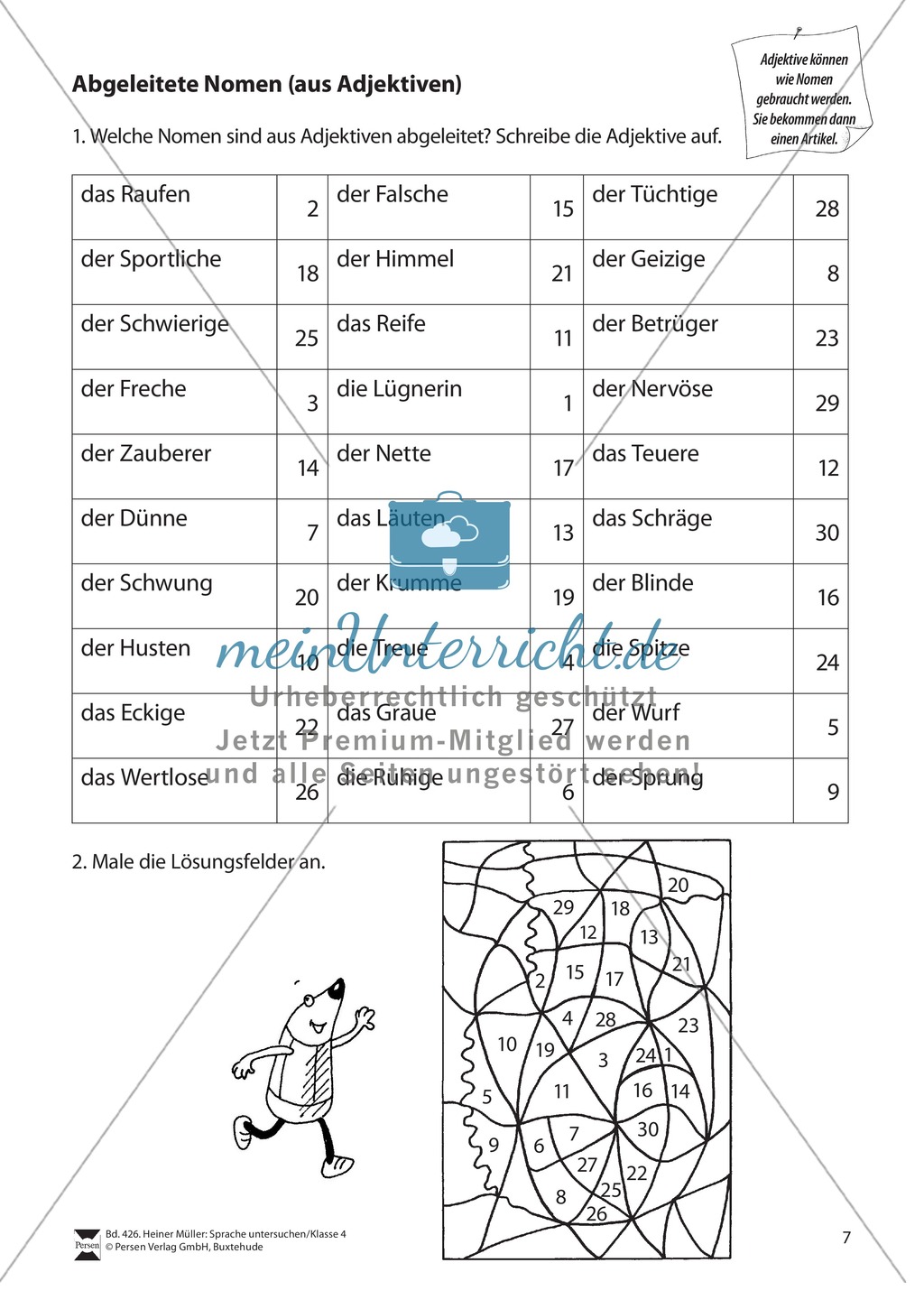 Abgeleitete Nomen: Übungen + Lösungen Preview 2
