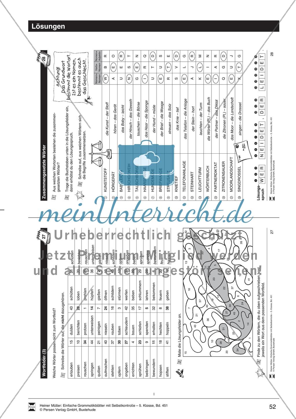 Sätze mit umgestellten Satzteilen: Übung + Lösung Preview 2
