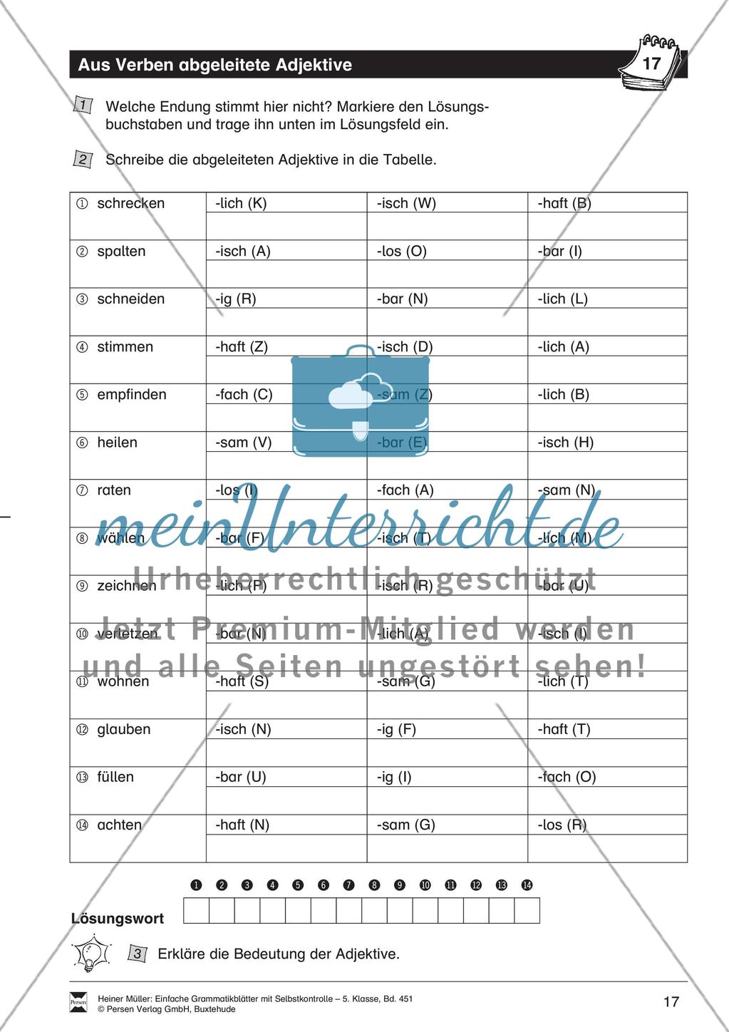 Personalpronomen: Übungen + Lösungen Preview 1