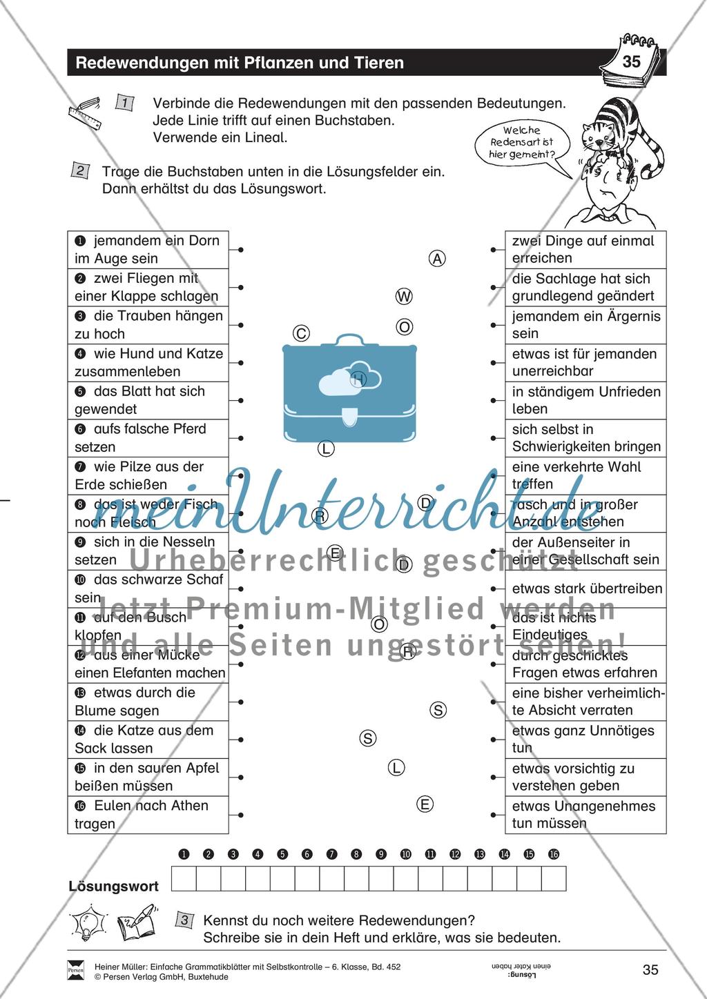 Fremdwörter: Übungen und Lösung Preview 1