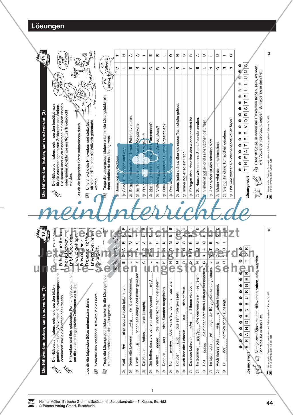 Modalverben: Übungen und Lösung Preview 2