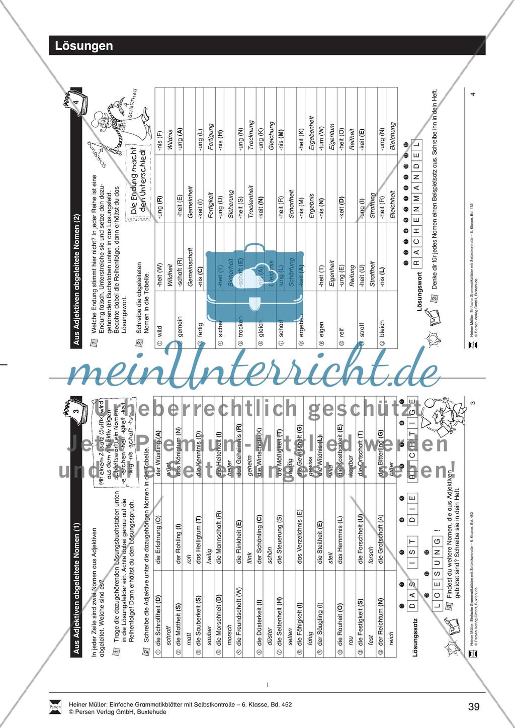 Aus Adjektiven abgeleitete Verben: Übungen und Lösung Preview 4