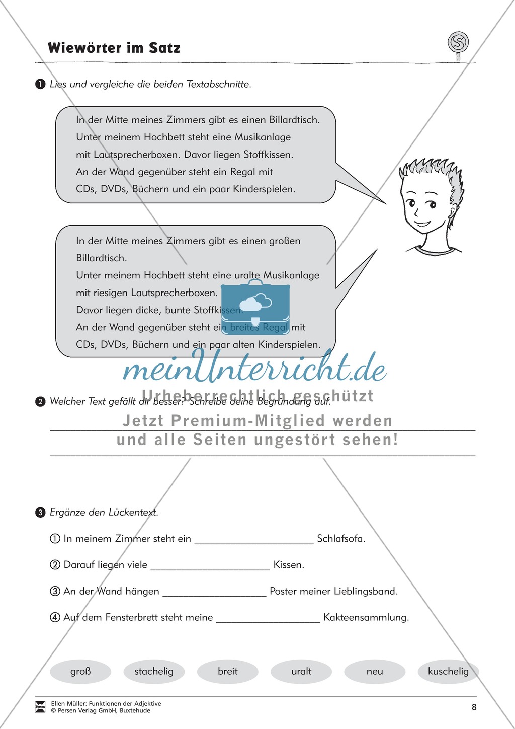Funktionen der Adjektive: