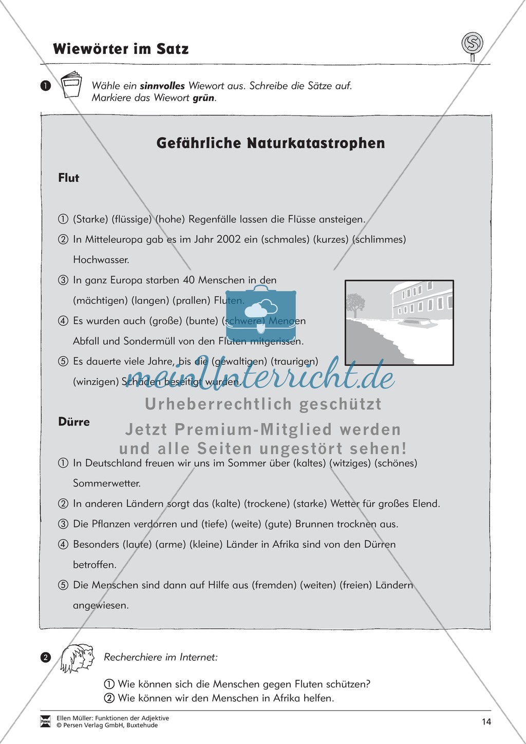 Funktionen der Adjektive: