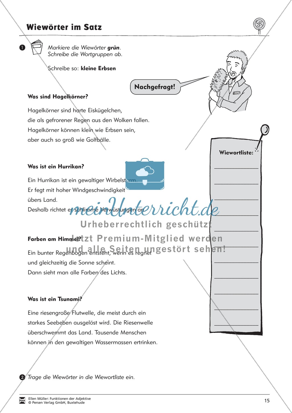 Funktionen der Adjektive:
