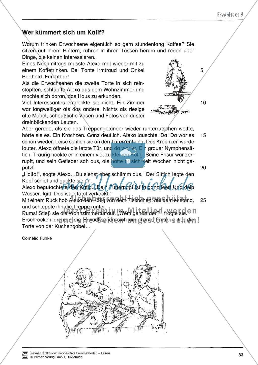 Unterrichtsbeispiele: Erzähl- und Sachtexte am Beispiel einer Tierkartei: Arbeitshinweise und Arbeitsblätter Preview 18