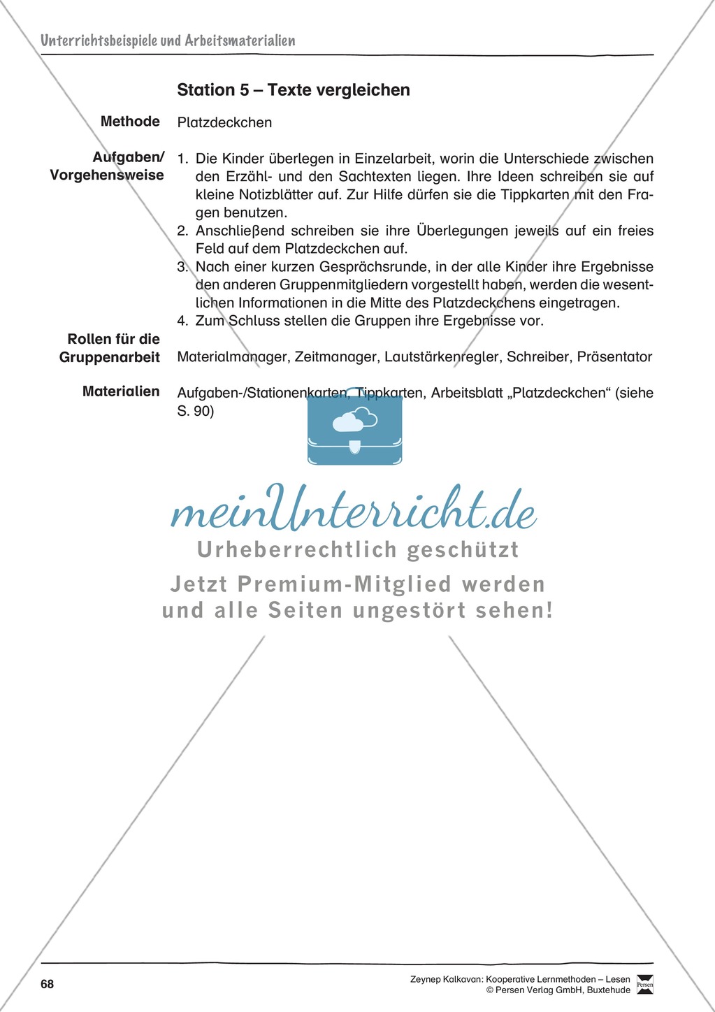 Unterrichtsbeispiele: Erzähl- und Sachtexte am Beispiel einer Tierkartei: Arbeitshinweise und Arbeitsblätter Preview 3