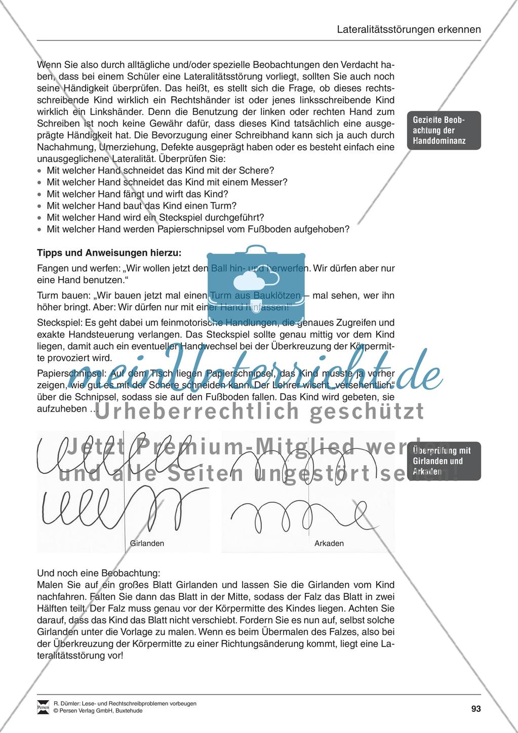Bausteine für die Reparatur: Lateralitätsstörungen erkennen Preview 3