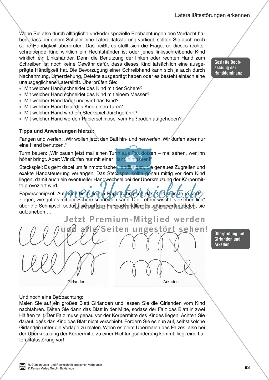 Bausteine für die Reparatur: Lateralitätsstörungen erkennen Preview 3