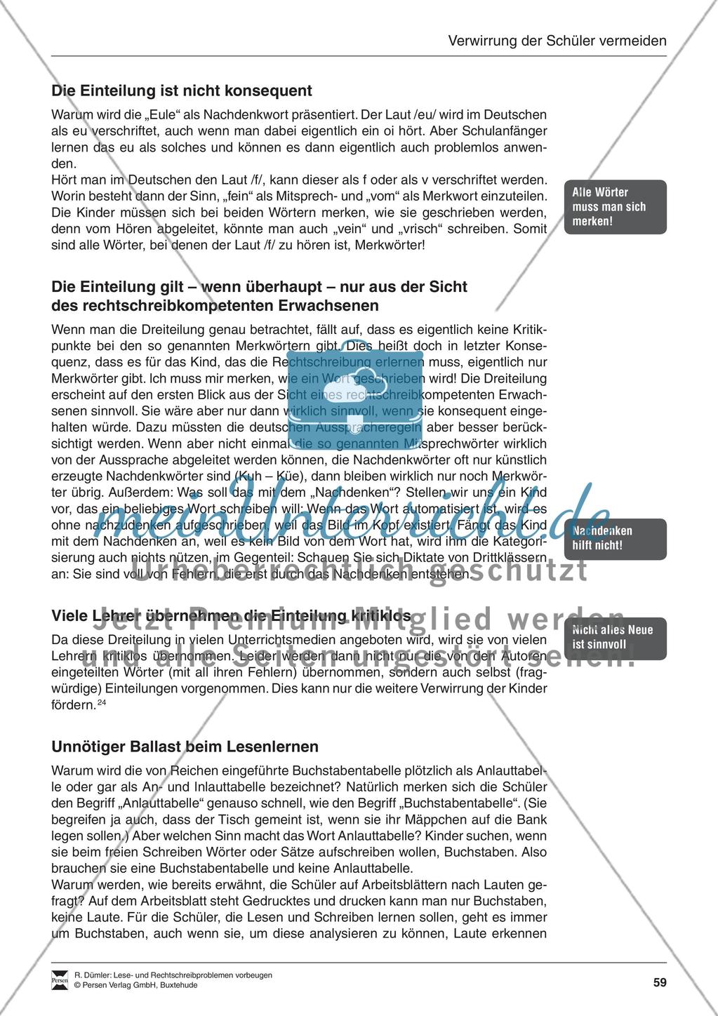 Bausteine für den Aufbau: Verwirrung der Schüler vermeiden Preview 2