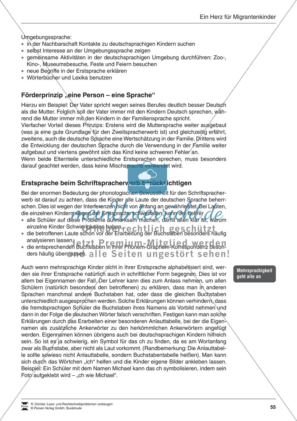 Bausteine für den Aufbau: Ein Herz für Migrantenkinder Preview 4