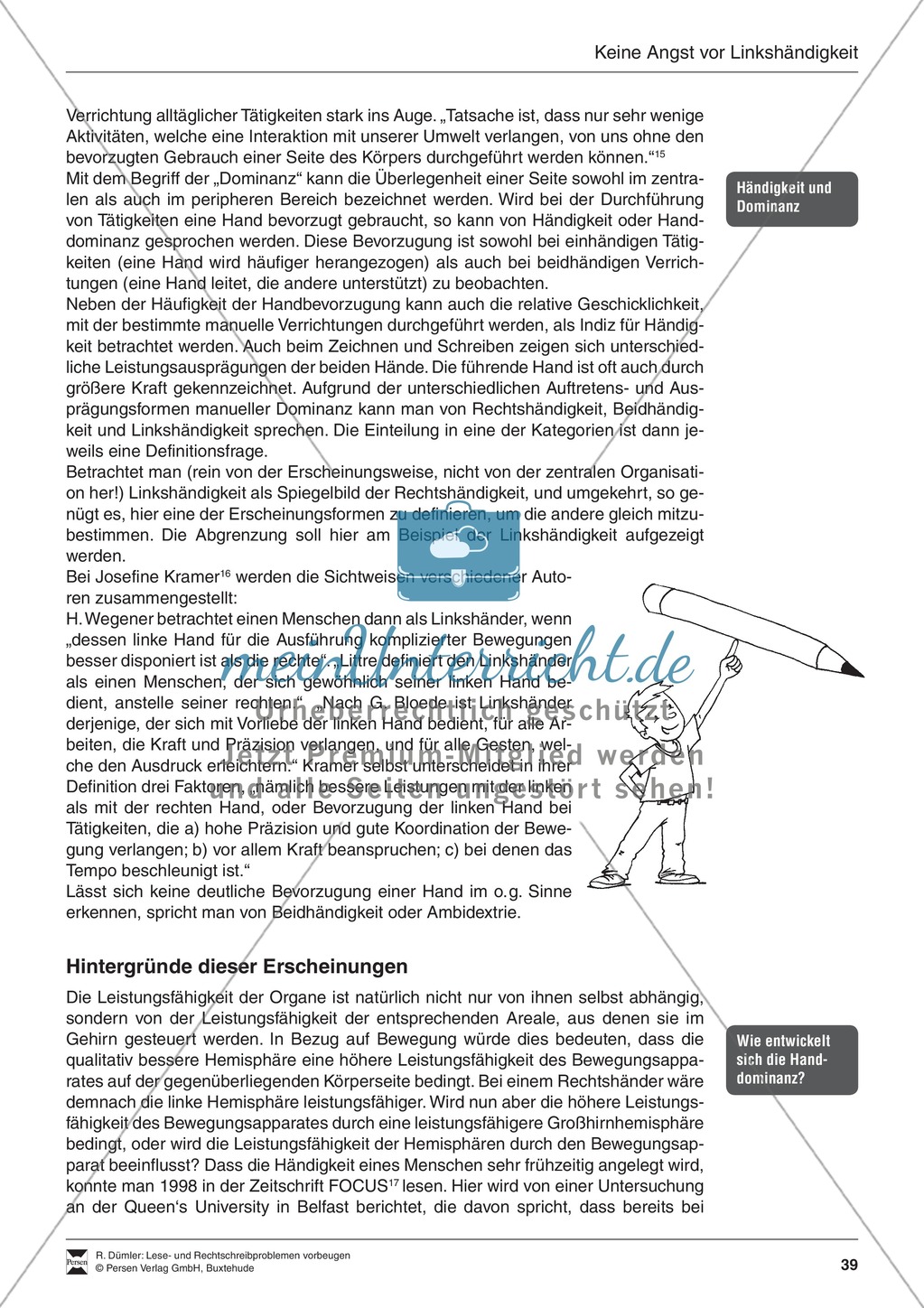 Bausteine für das Fundament: Noch mehr Sicherheit bei der Schrift, Merkblatt für Eltern Preview 3