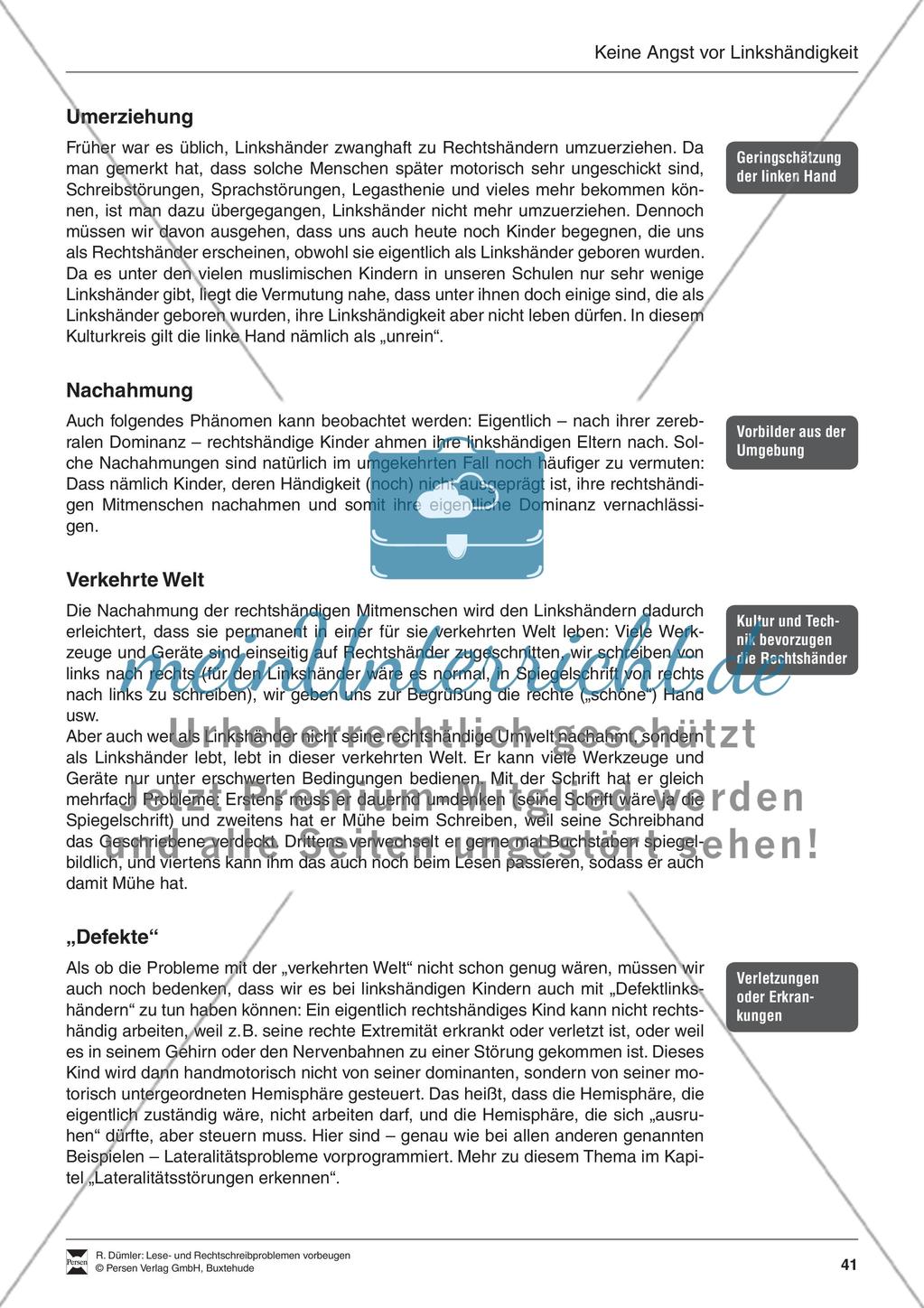 Bausteine für das Fundament: Noch mehr Sicherheit bei der Schrift, Merkblatt für Eltern Preview 5